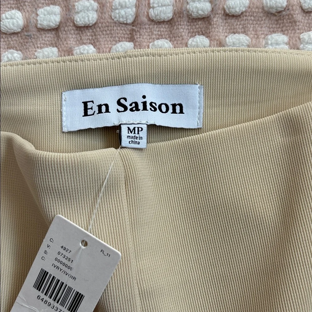 En Saison Tan/Cream Trousers - Picture 4 of 6